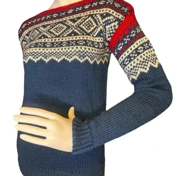 Vintage Sportsmode Oslo-Norway Stein Eriksen All Wool Pullover Sweater. - Picture 5 of 11